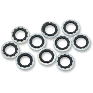 DRAG SPECIALTIES Banjo Bolt Sealing Washers - 3/8"/10mm DS-097014